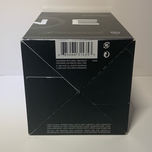 RARE VINTAGE 2005 NIKE ONE BLACK TW TIGER WOODS RUSH HOUR 3 PROMO GOLF BALLS CIB - Picture 9 of 10